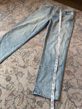 Revice Denim Light Wash Straight Leg Jeans Size 30